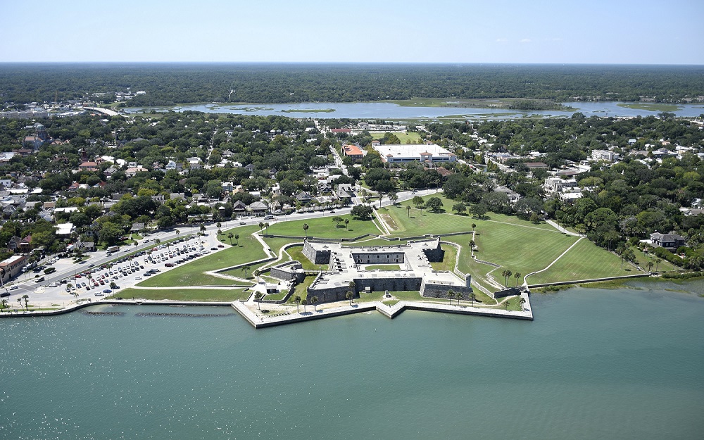 St. Augustine aerial view