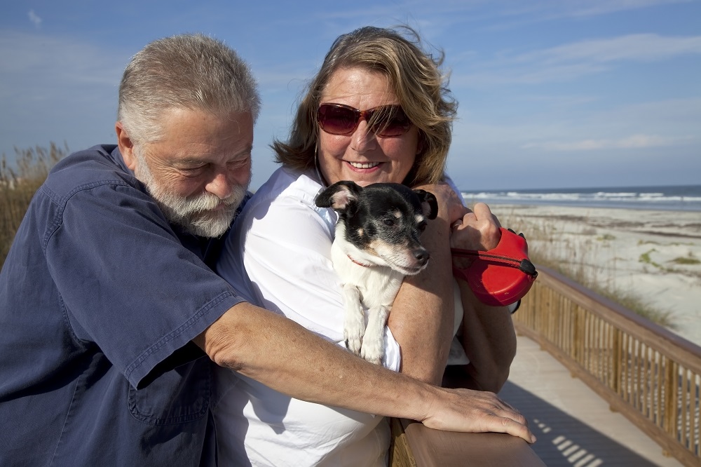 Beach couple